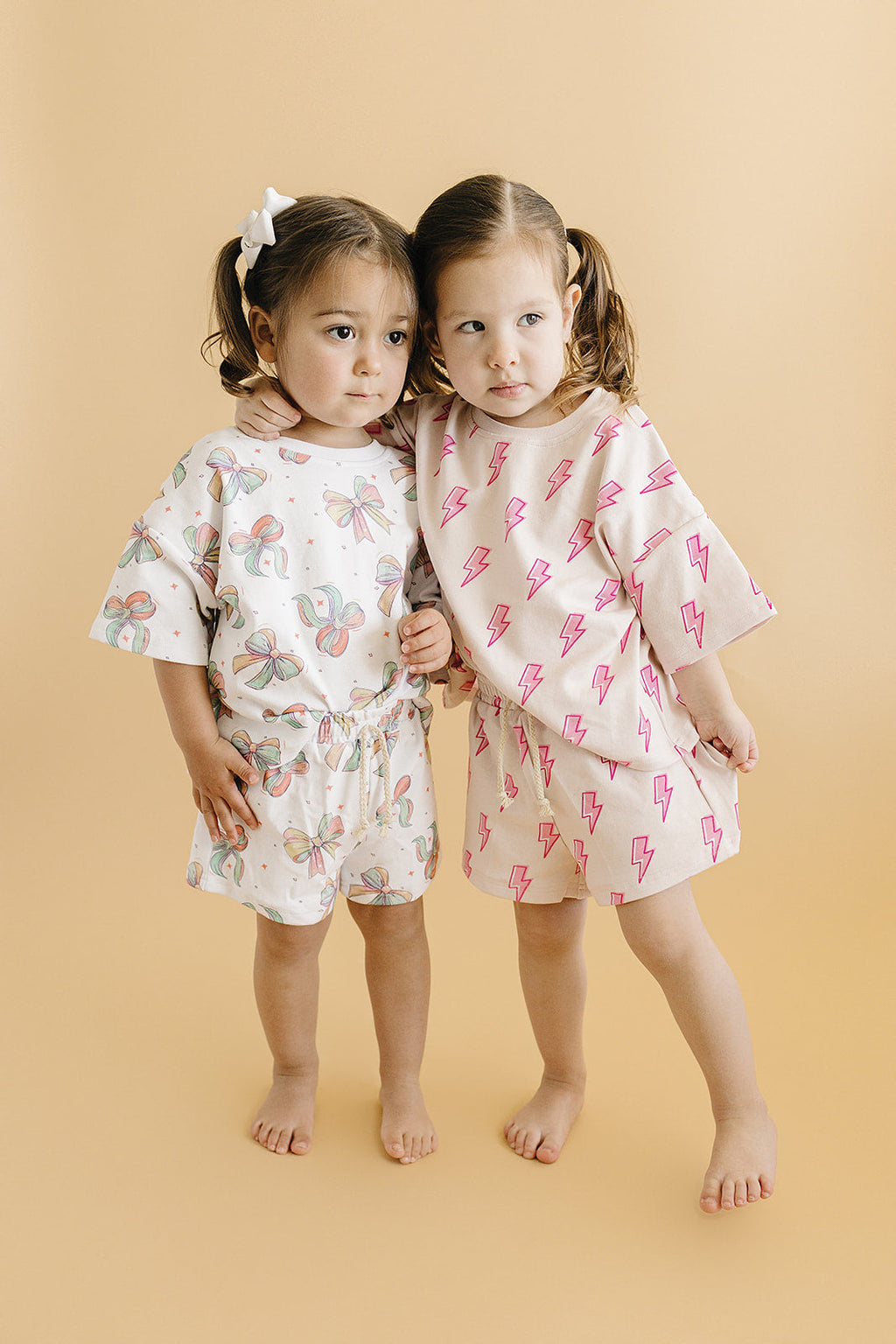 Shorts Set | Pink Bolts