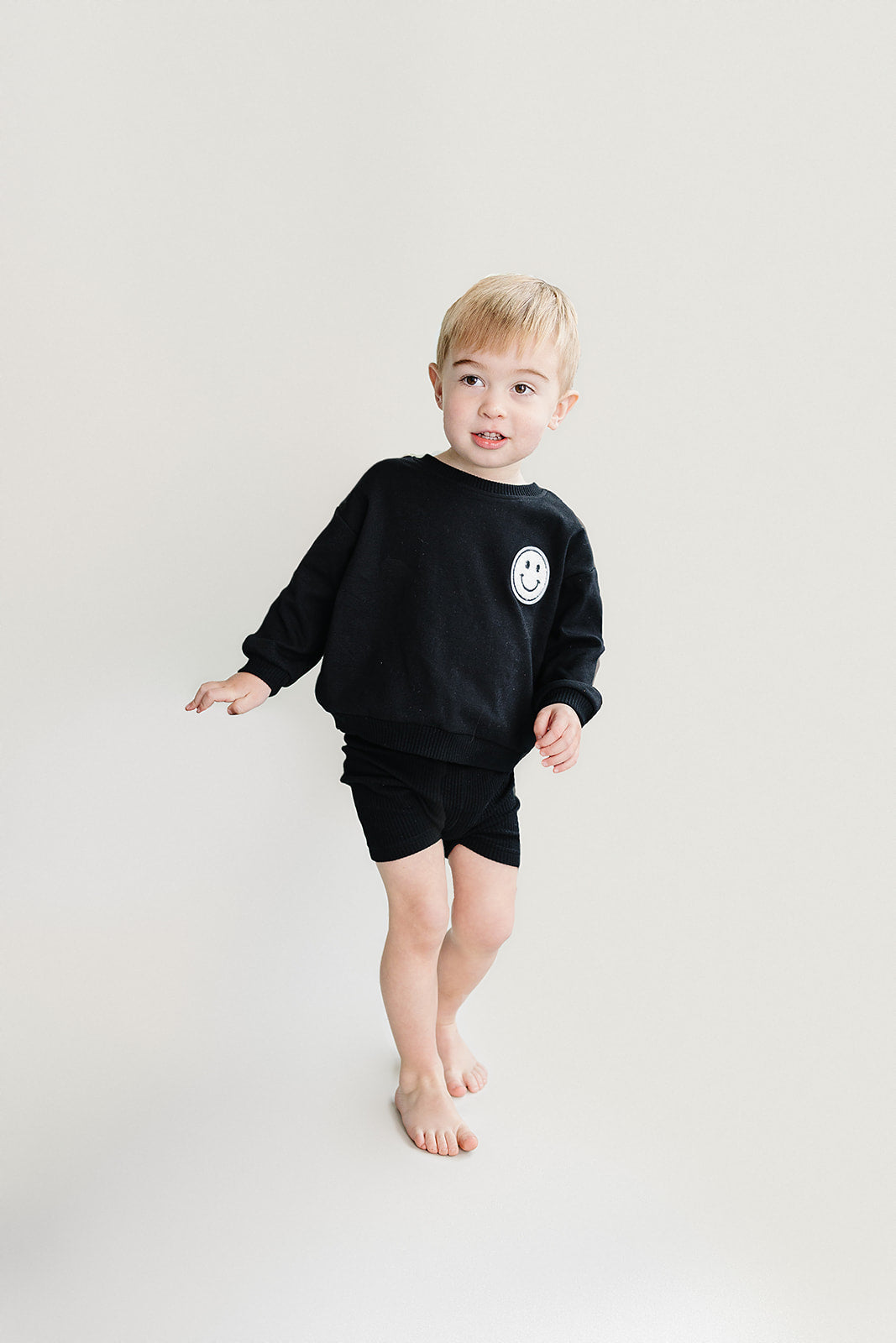 Biker Shorts Set | Black