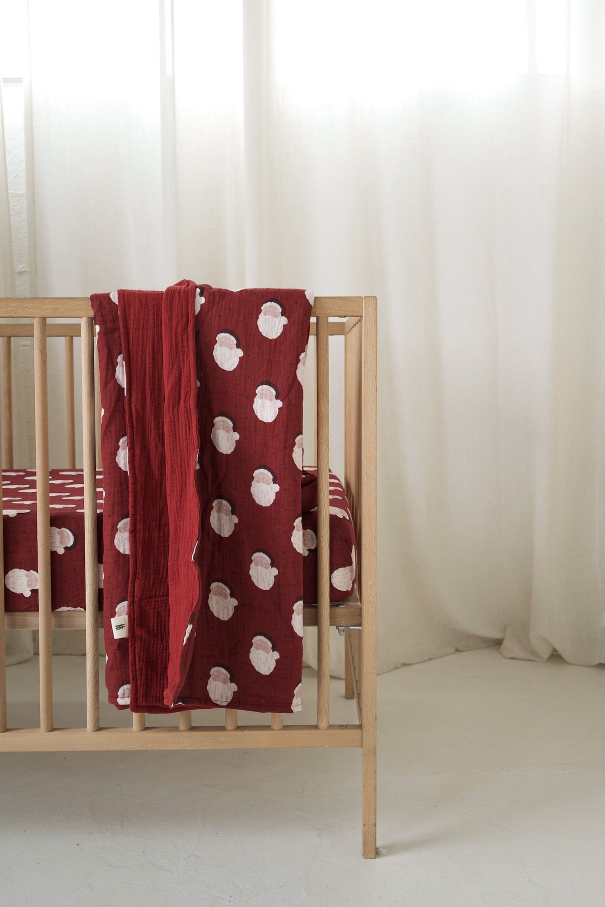 Muslin Quilt | Vintage Santa