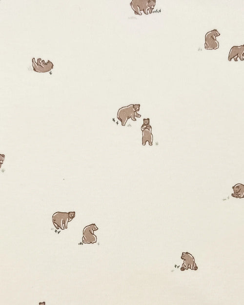 Afton Bodysuit-Bear/Truffle + Thyme